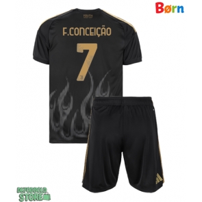 Juventus Francisco Conceicao #7 Replika Babytøj Tredje sæt Børn 2026-27 Kortærmet (+ Korte bukser)